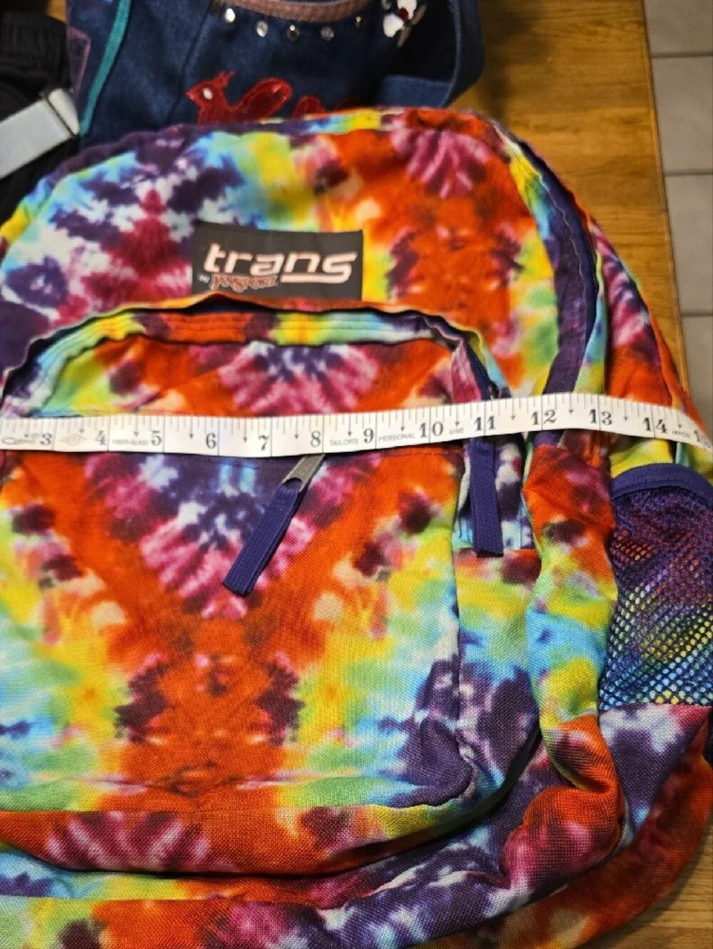 Multi-colored tie Dye Backpack